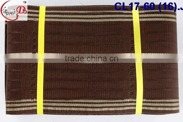 CL17-60 2016 top sale colorful line African high quality new Aso oke headtie colorful aso oke headtie