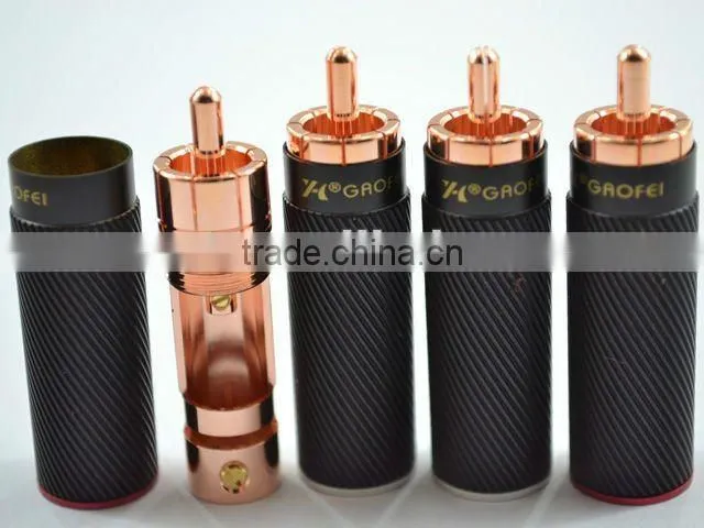 GaoFei REDO06R Red Copper Hi-End cable connector