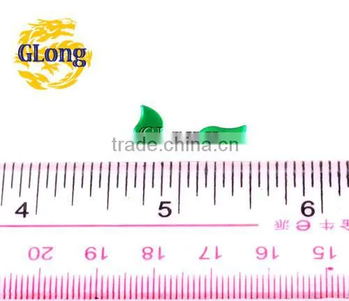 5*10mm Hot Fix Iron-on Nailhead Leaf Shape Aluminum DIY Accessories For Bag Shoe Phone Case Garment #GT096-10P(Mix-s)