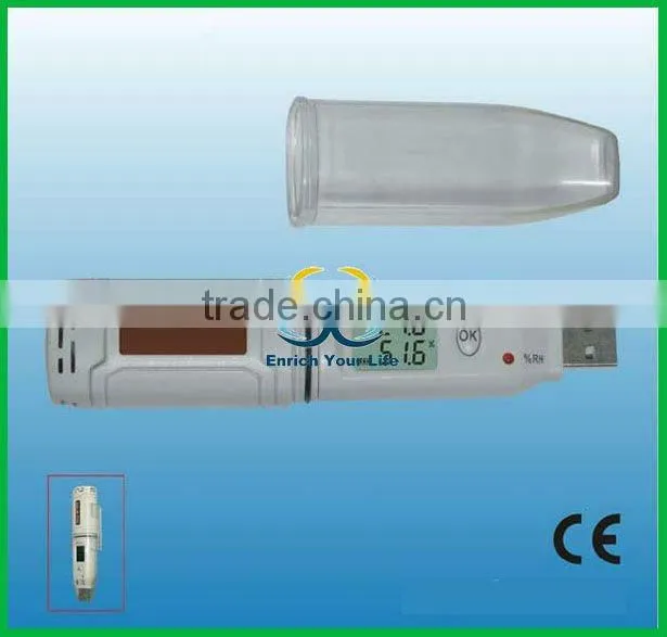 S10-- High accuracy, large capacity use for cold chain transportation design(water/dust proof) temperature and humidity logger