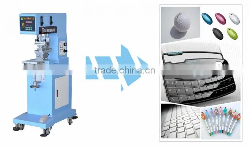 environment automatic single color garment neck label pad printing machine LC-PM1-100T