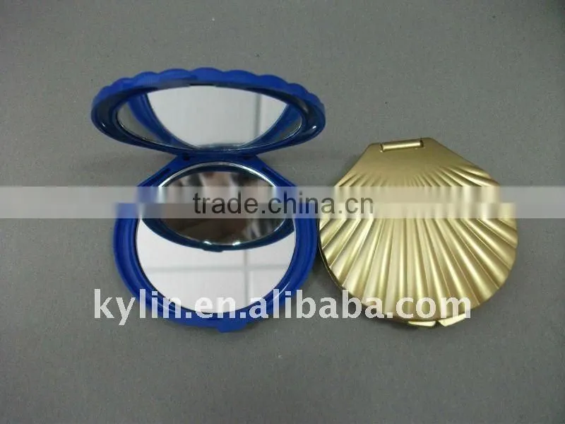 square shape double sides compact mirror