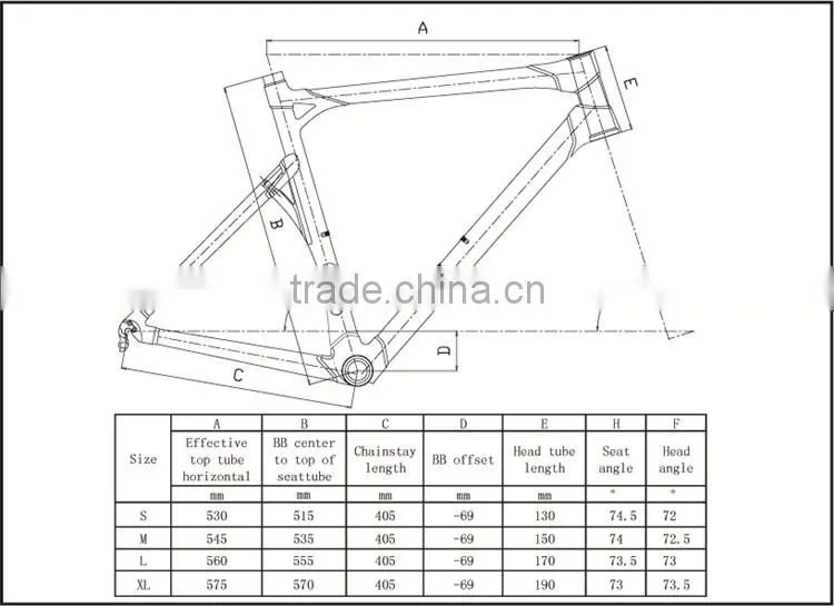 Super Light Full Carbon Road Racing Bicycle Frame Cheap Carbon Road Bike Frame