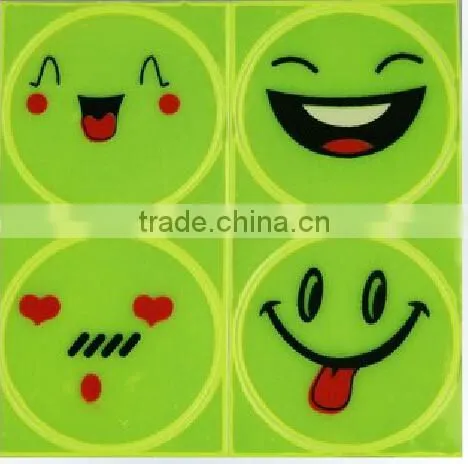 promotional self adhesive pvc high visiblity reflective stickers