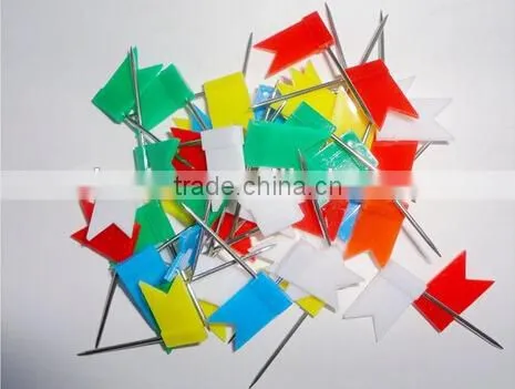 flag shape pins Thumb tack, painting pins,drawing pins ,map pin