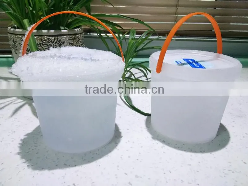 Food grade 1 liter clear cold storage pail