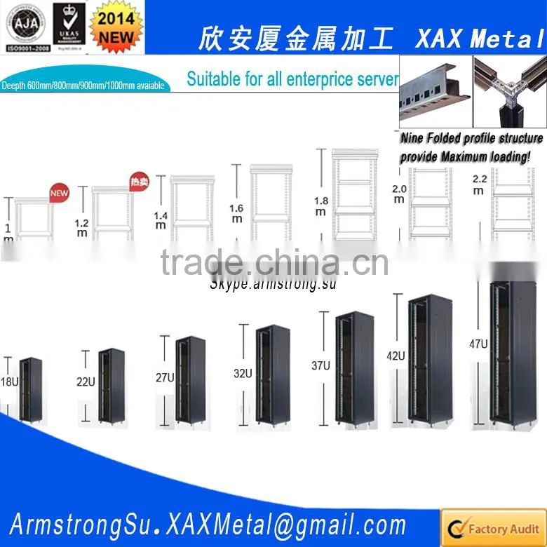 XAX2701WM 27U ventilated fan airflow wallmounted wall mounted Rack mount Rackmount Server Cabinet