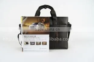 Promotional mens genuine leather bag