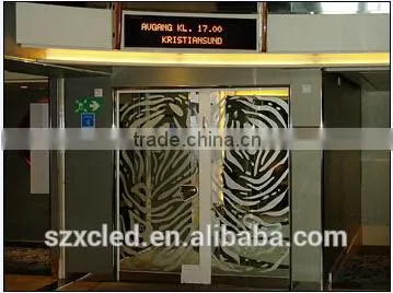 Fashionable,Cool,P7.62,16*96 led two-line, scrolling sign/billboard/display