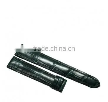 Crocodile leather watchband SCRWC-009