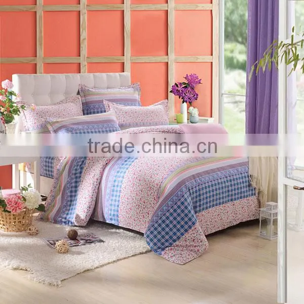 wholesales thicken reactive printing 100% pure comforter sets