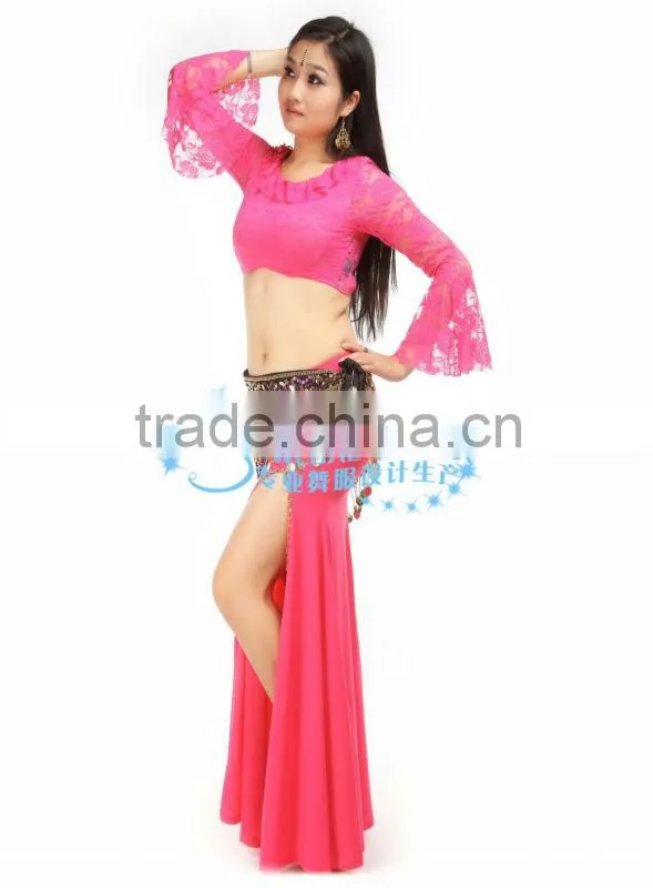 SWEGAL belly dance costumes top and skirt dance dress wear SGBDT13062