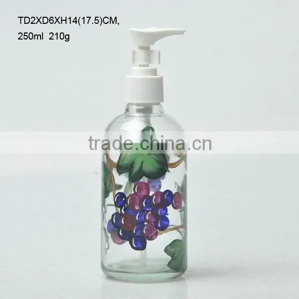 special designed glass cream bottle unique glass cream bottle