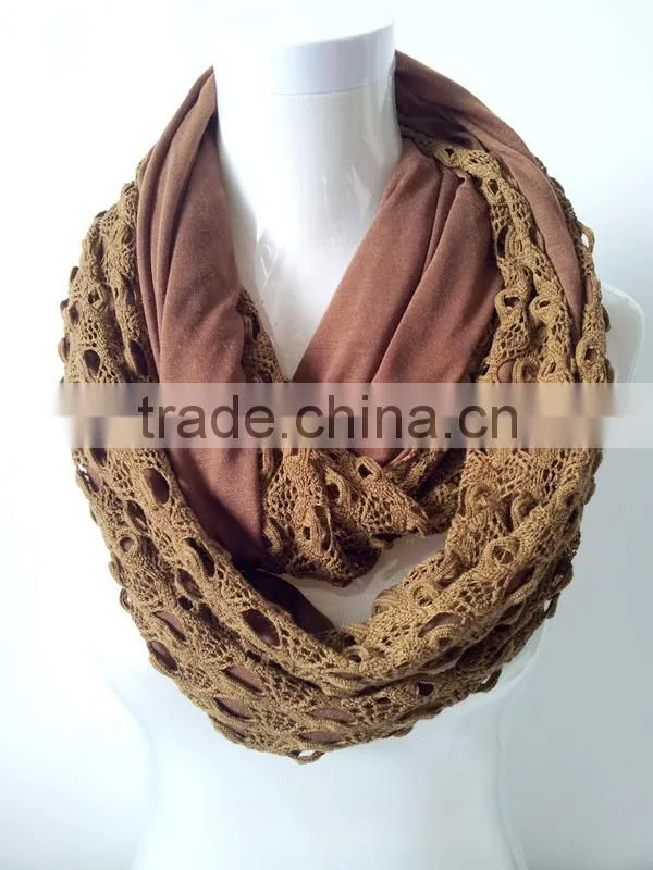 Wholesale Knited Loop Scarf Grey Crochet Loop Scarf Wholesale Knit Infinity Scraf 2015