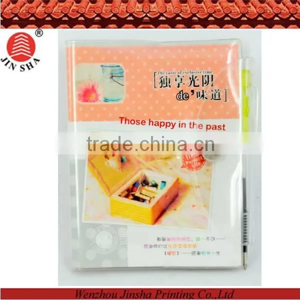 notebook and pen set/ fancy leather Notepad/Favorites Compare Office & School Supplies/pu leather notepad