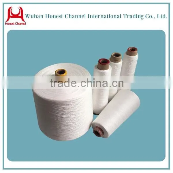 polyester yarn manufacturer supply spun polyester yarn for weaving