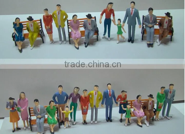 Architectural mode figure in plastic profile, scale figures in craficial for 1/30