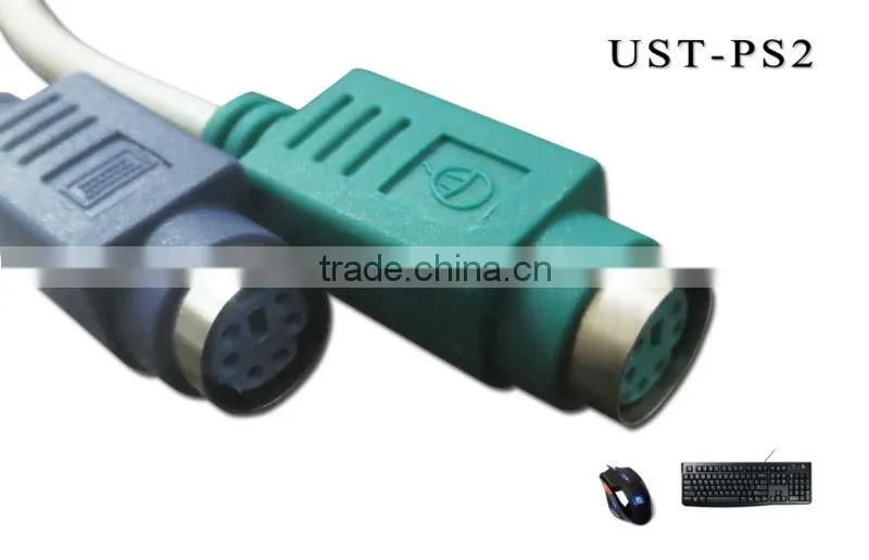 USB To PS2 Converter Cable Adapter For Mouse Keyboard