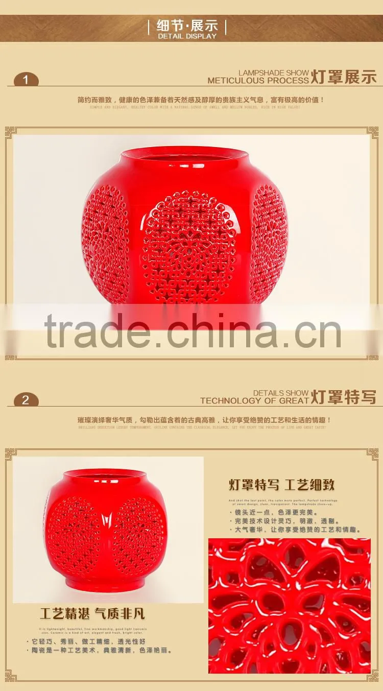 Modern Ceiling lighting Antique ceiling down light Fixture Design Porcelain Wooden Jingdezhen Dining Room Hotel ceiling lights