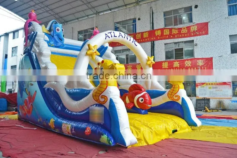 giant inflatable seaworld slide for slide