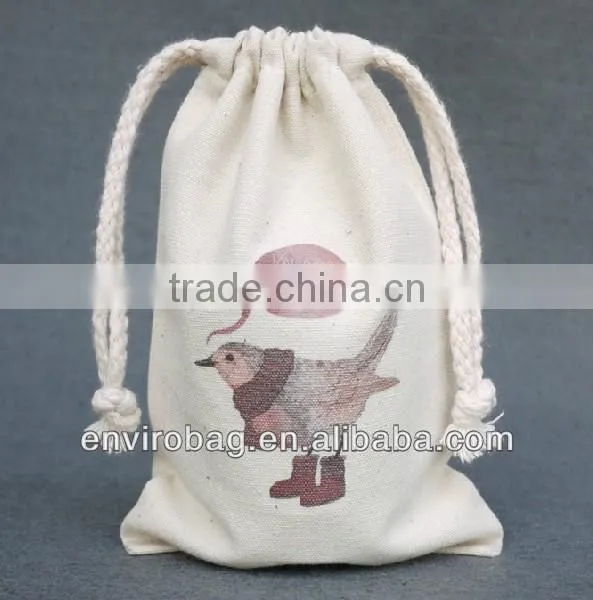 Customized Cotton Drawstring Shoe Bag