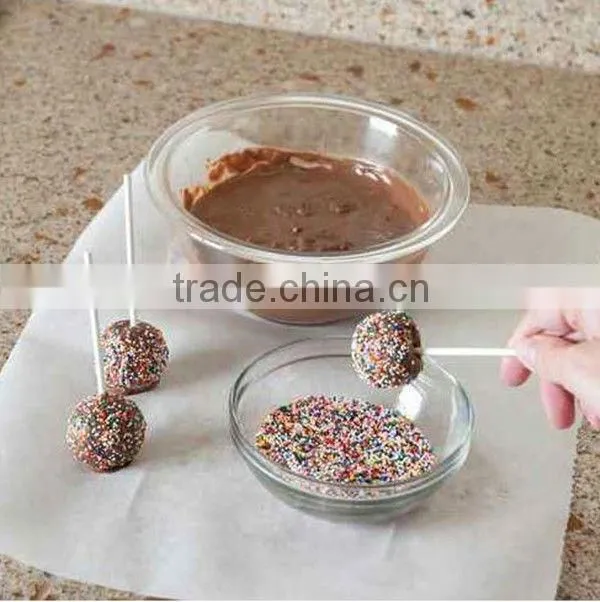Lollipop shaped silicone custom moon cake mold