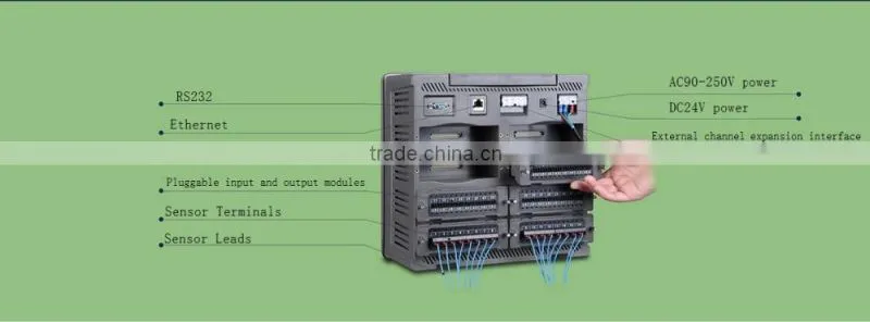 paperless data loggerIndustrial Multi Channel Pt100 Thermocouple Digital Paperless Temperature Chart Recorder With RS485 Modbus