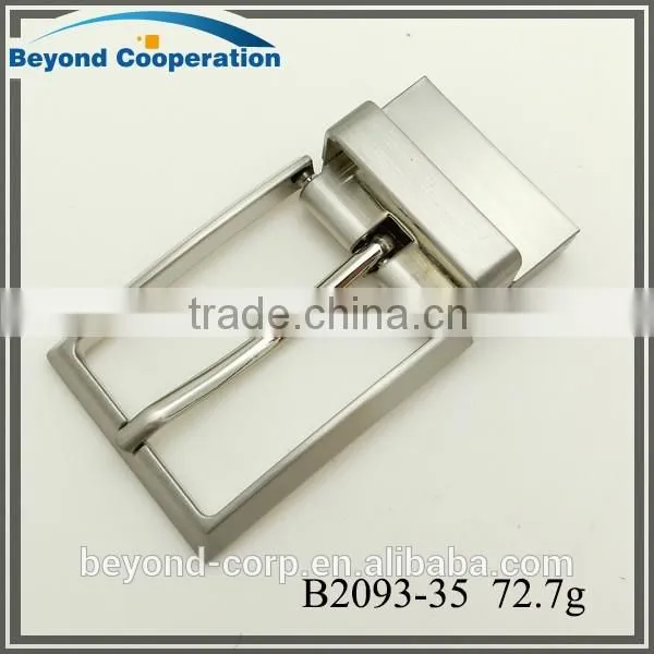 Fashion men's rotatory pin buckle vortical belt buckle rotary clamp pin buckle