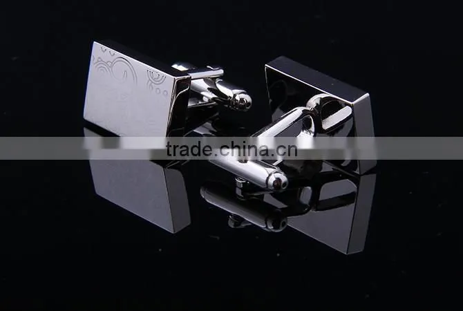 Custom blank cheap wholesale cufflinks without logo