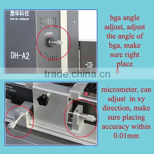 Dinghua DH-A2 laser bga rework kit/ laser pcb bga rework equipment/ laser pcb bga rework tool