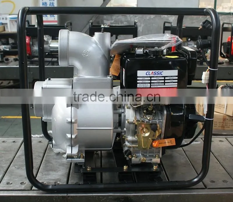 BISON(CHINA) 6 inch Farm Irrigation Movable Diesel Water Pump