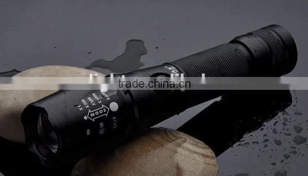 868 XM-L T6 LED rechargeable Aluminum zoomable Telescopic Flashlight