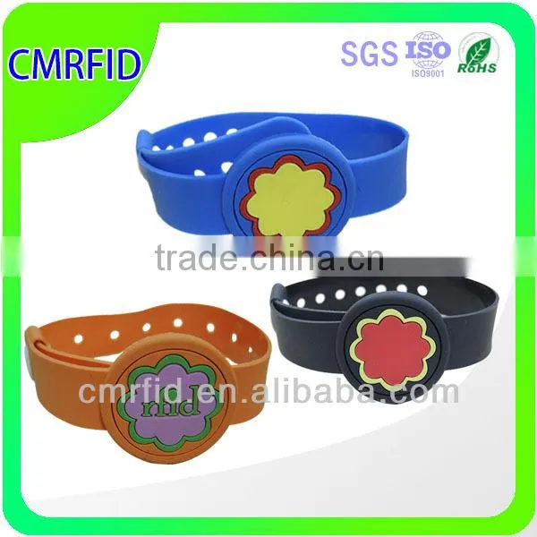 New style personal nfc custom woven nylon wristband for events