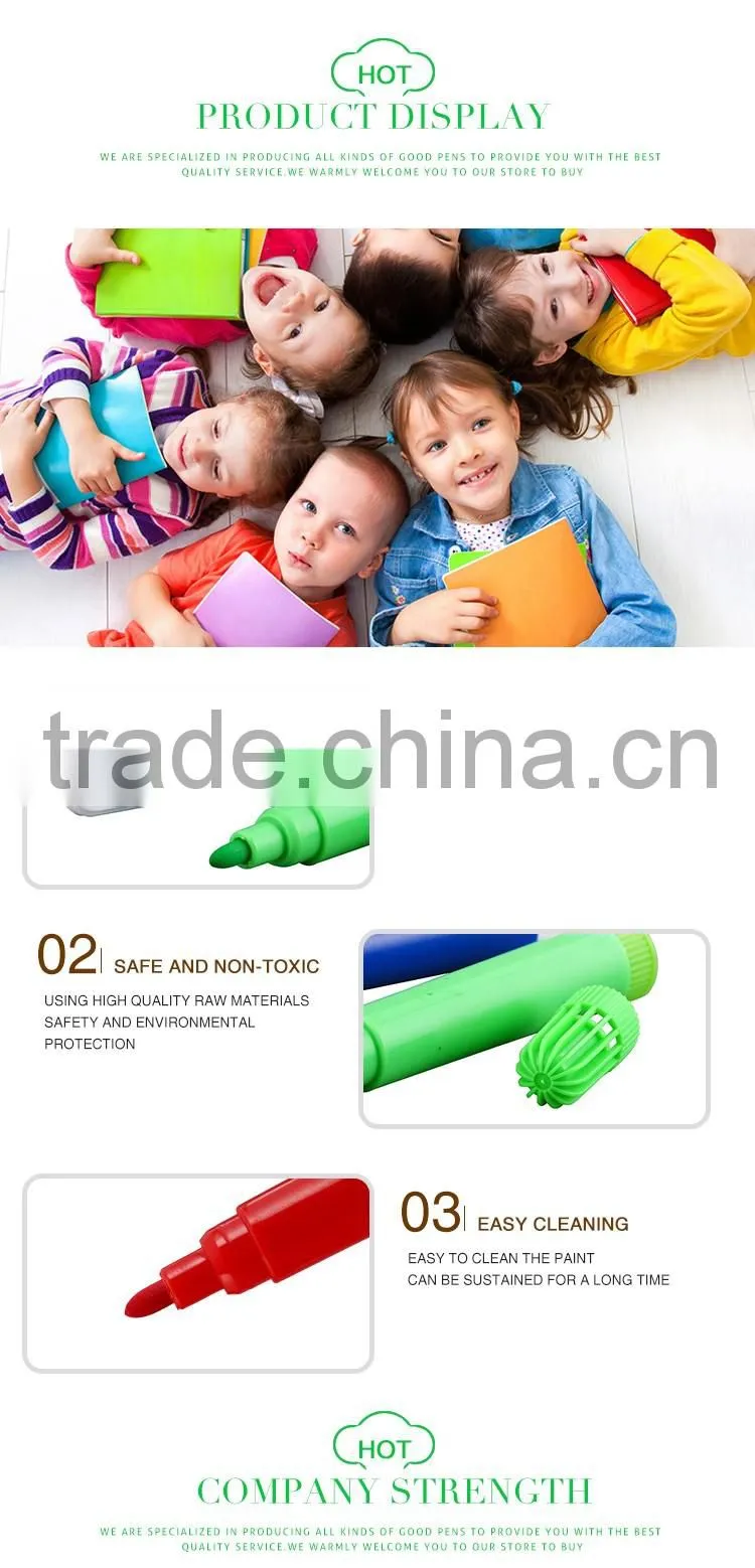 Supplier direct water based ink washable water color pen