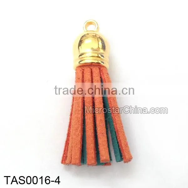 Hot Selling Beautiful Double Colors Korea Suede Tassel