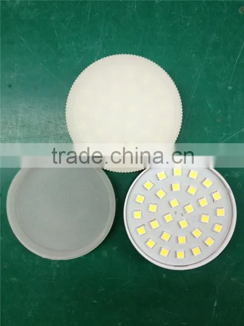 Weier Glass gx53 led cabinet lamp 5.5w led gx53 lamp 5050 30 smd