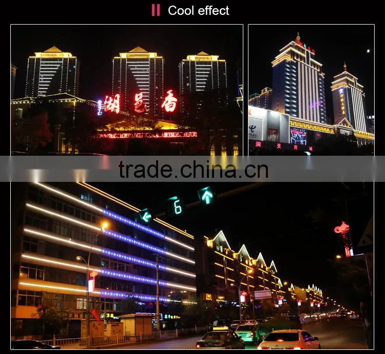 outdoor warm white dmx led tube light/building bar light