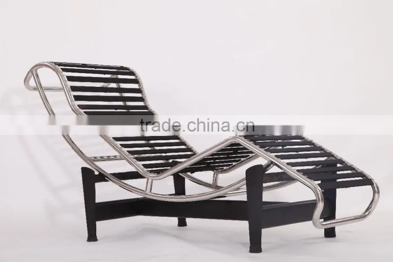 Replica designer furniture China manufacturer living room LC4 leather chaise lounge chairs