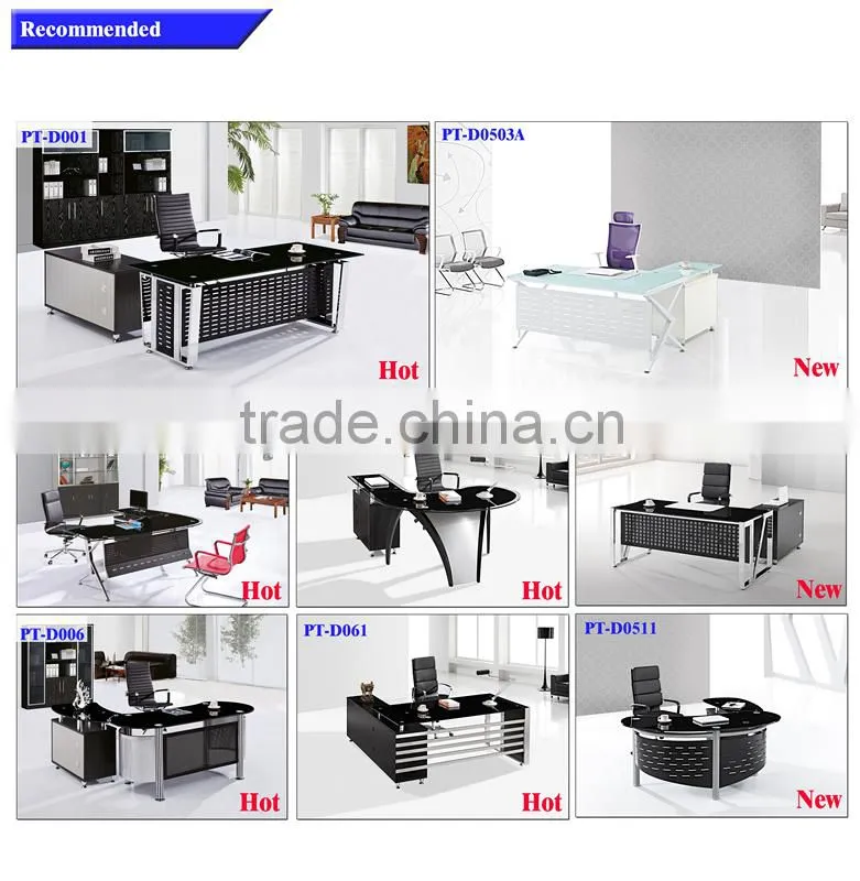 2016 newest modern office furniture conference table design with glass top tea table PT-T004