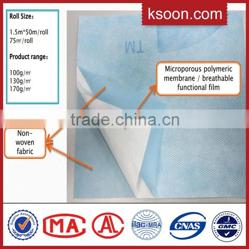 Breathable Pitched Roofing Underlay Membrane Roofing Waterproof Membrane Breathable Membrane