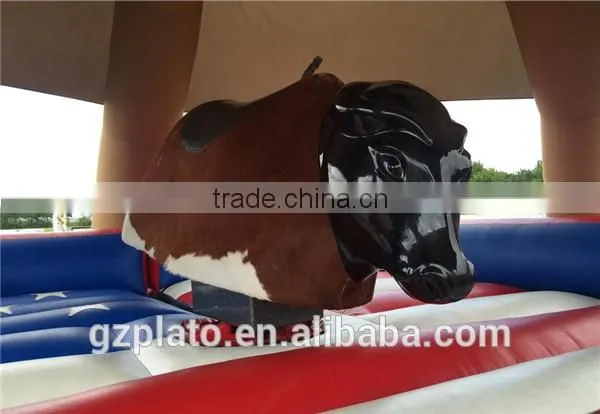 Crazy inflatable mechanical bull game inflatable rodeo bull 2016 new design