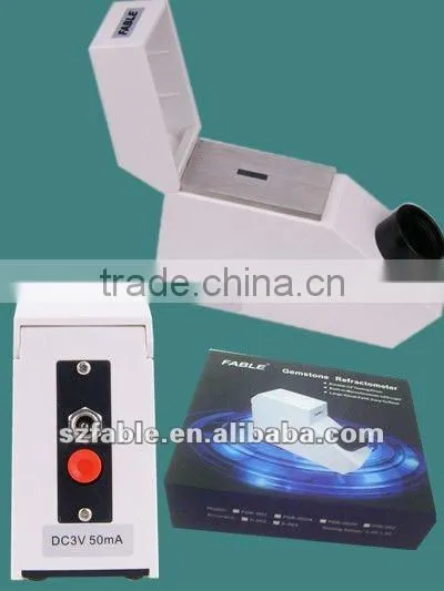 CZ prism refractometer for gem testing
