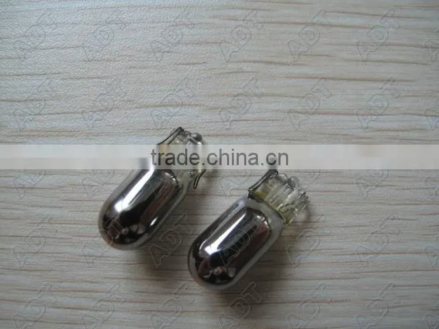 T10 Chrome bulb Amber Color