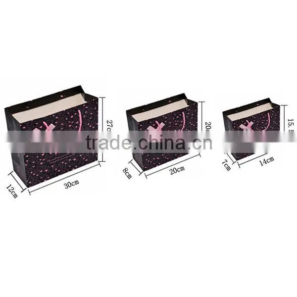 Black Popular Paper Gift Bag Paper