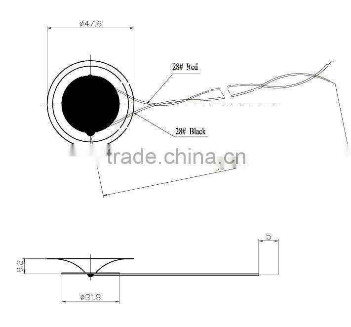 FBPD56F cheaper American Piezo Ceramic Element with PVC (FBELE)