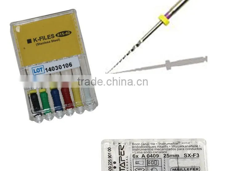 dental rotary instrument and dental files detal supply