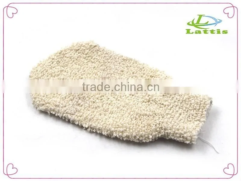 Bamboo fiber body cleaning bath shower gloves