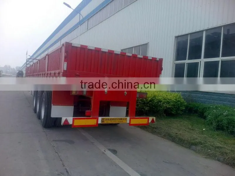 3 axle 60t side wall / fence wall / side panel semi trailer
