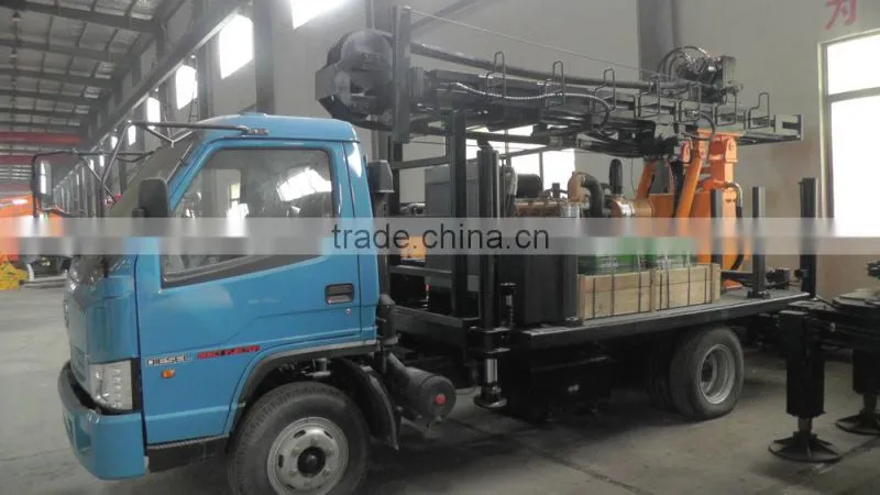2015 Borehole drilling machine for 200m,small portable used water well drilling machine for sale,