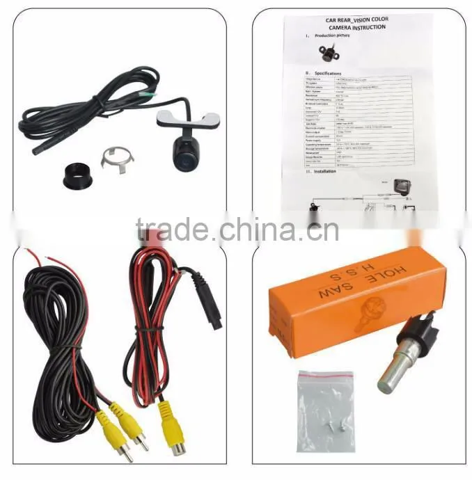 Mini two ways installation CMOS camera for car parking lot easy install